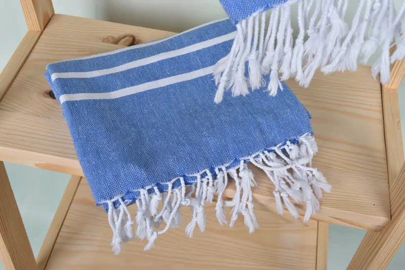 Monogram Beach Towel, Customized Turkish Towel, Luxury towel, 70x40 Cotton Striped Towel, Luxury Beach Towel, Welcome Wedding Gift, Peshtemal Towel - 5