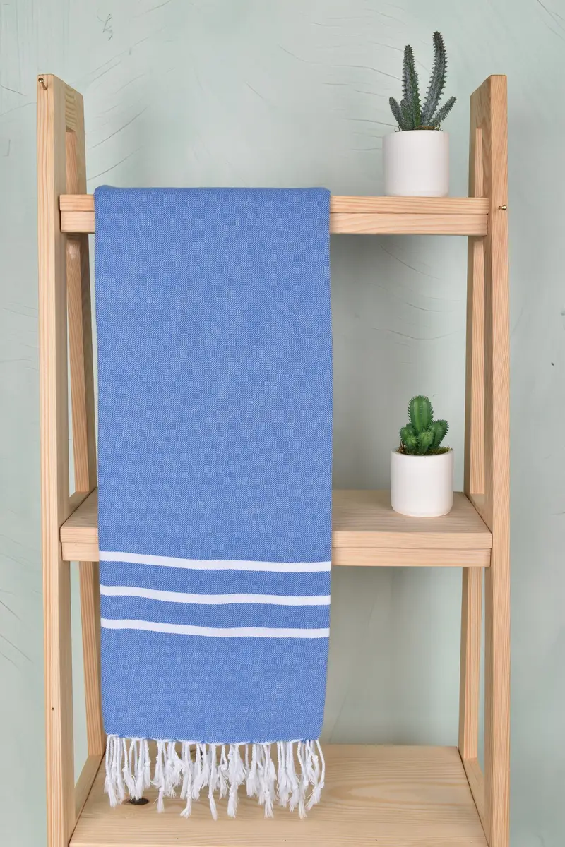 Monogram Beach Towel, Customized Turkish Towel, Luxury towel, 70x40 Cotton Striped Towel, Luxury Beach Towel, Welcome Wedding Gift, Peshtemal Towel - 8
