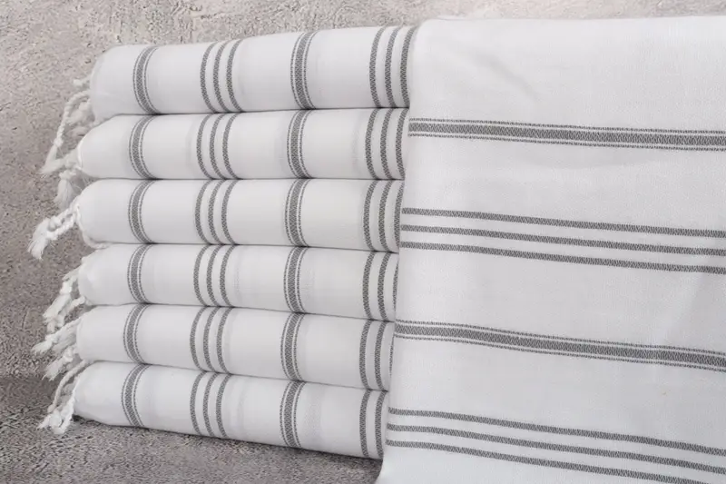 Gym Towel, Personalized Dish Towel, Unique Gift, Monogram Kitchen Towel, Turkish Towel Hand Towel, 40x24 Cotton Striped Towel, Bachelorette Towel - 1