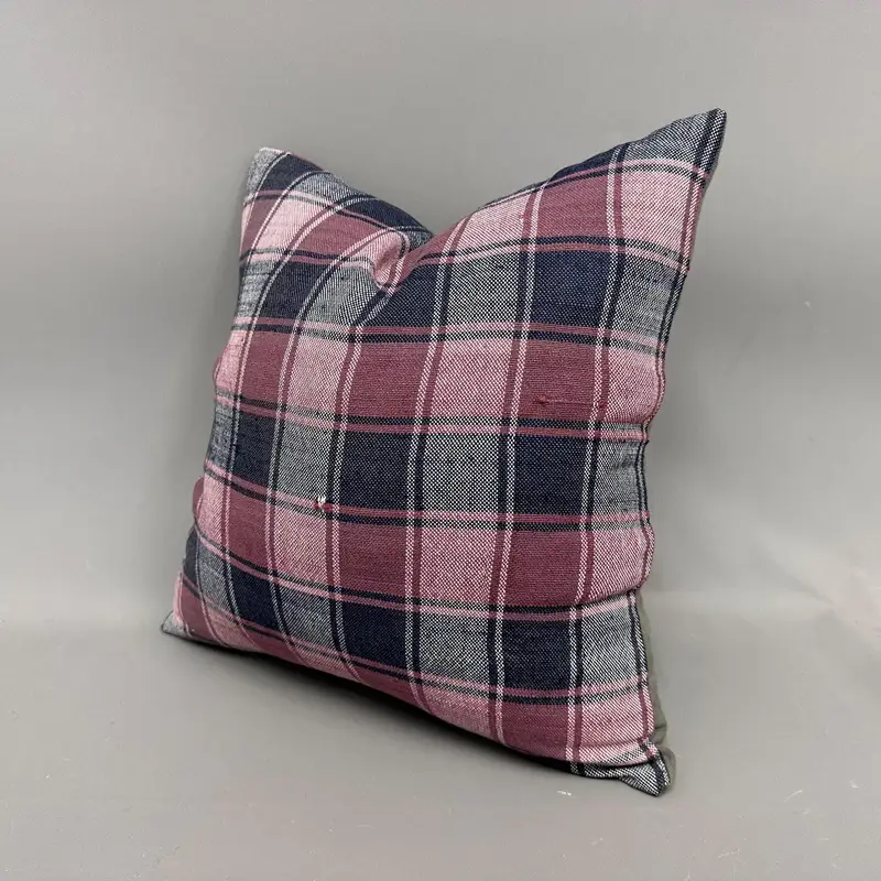 Kilim Cushion Sham, Pillow for Sofa, Home Decor Pillow, Neutral Throw Cushion Cover, Cushion Case, 18x18 Pink Pillow Cover - 3