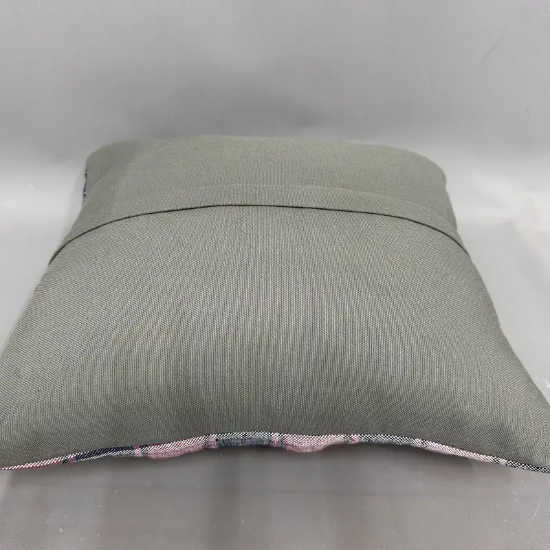 Kilim Cushion Sham, Pillow for Sofa, Home Decor Pillow, Neutral Throw Cushion Cover, Cushion Case, 18x18 Pink Pillow Cover - 7