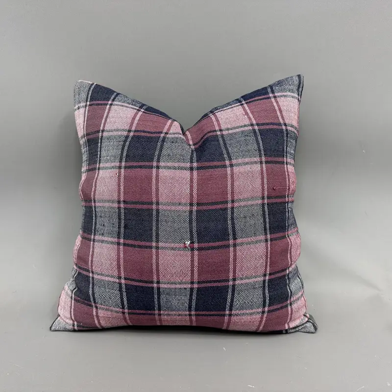 Kilim Cushion Sham, Pillow for Sofa, Home Decor Pillow, Neutral Throw Cushion Cover, Cushion Case, 18x18 Pink Pillow Cover - 1