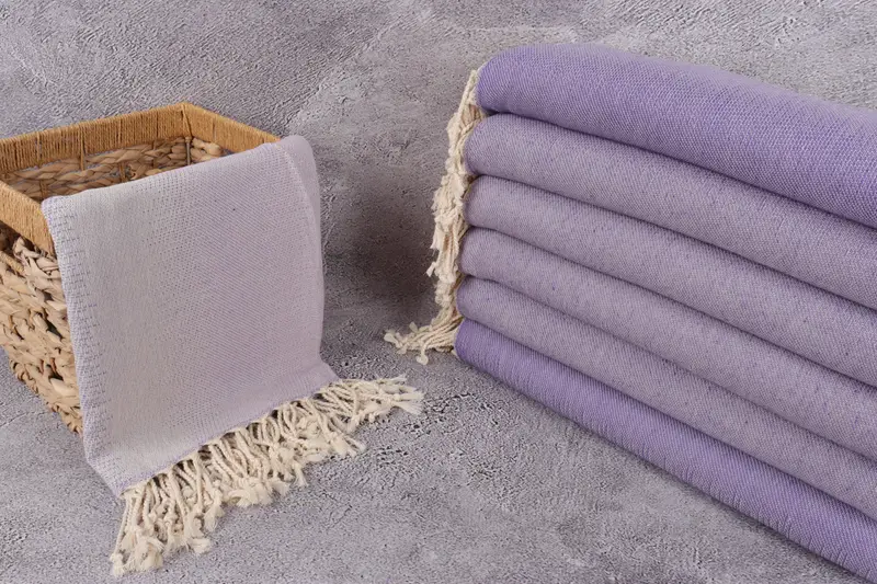 Quick-dry peshtemal, Gift Boxes Towel, Handwoven Turkish bath towel, Turkish Towel Beach, 70x40 Cotton Flat Towel, Quick-Dry Beach Towel - 3