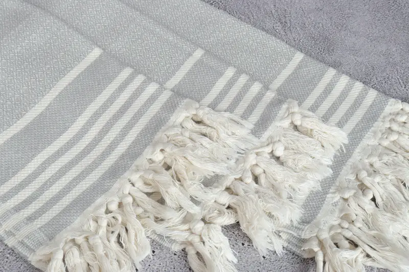 Monogram Hand Towel, Gift Towel, Monogrammed Hand Towel, Monogram Kitchen Towel, Bridesmaid Towel, 32x16 Cotton Diamond Towel, Custom Name Towel - 5