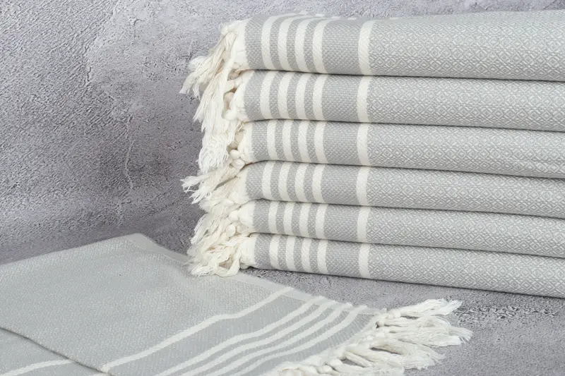 Monogram Hand Towel, Gift Towel, Monogrammed Hand Towel, Monogram Kitchen Towel, Bridesmaid Towel, 32x16 Cotton Diamond Towel, Custom Name Towel - 2