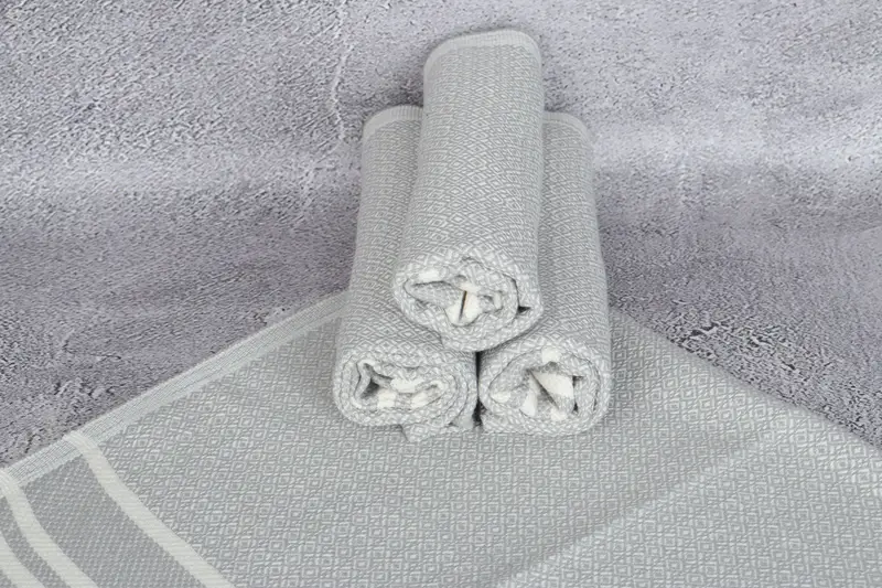 Monogram Hand Towel, Gift Towel, Monogrammed Hand Towel, Monogram Kitchen Towel, Bridesmaid Towel, 32x16 Cotton Diamond Towel, Custom Name Towel - 7