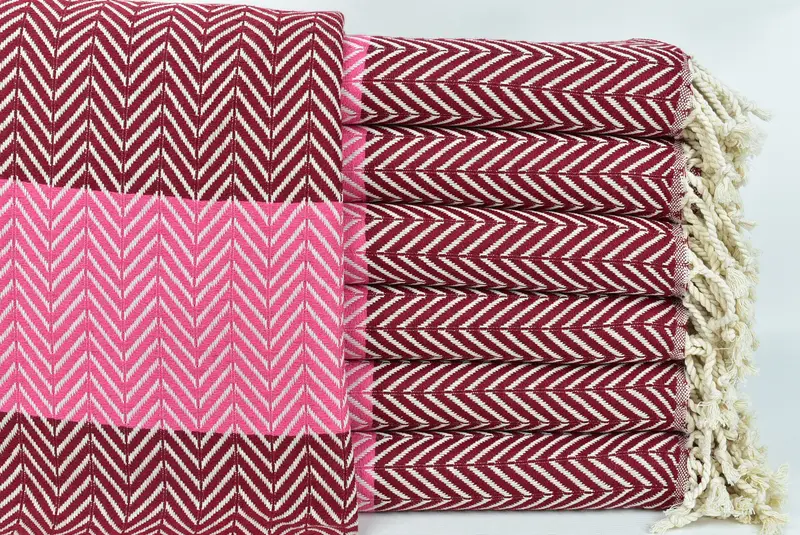 70x40 Cotton Chevron Towel, Bachelorette Party Gifts, Custom Towel, Towel With Name, Best Friend Gift, Home Decor Towel, Quick-Dry Beach Towel - 1