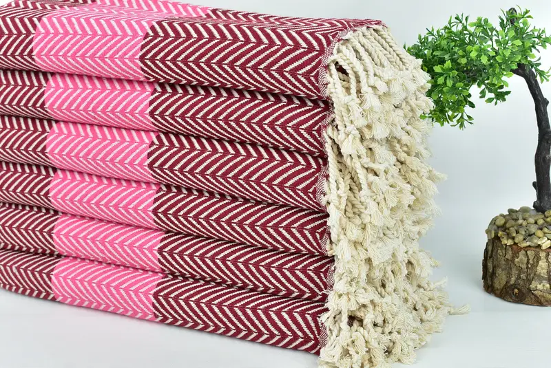 70x40 Cotton Chevron Towel, Bachelorette Party Gifts, Custom Towel, Towel With Name, Best Friend Gift, Home Decor Towel, Quick-Dry Beach Towel - 3