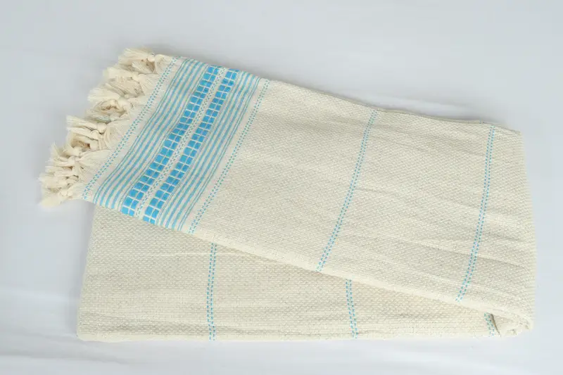Aesthetic Blanket, Throw Blanket, Bachelorette Party Items, 96x94 Linen Striped Towel, Handmade Gift, Custom Blanket, Personalized Gifts - 6