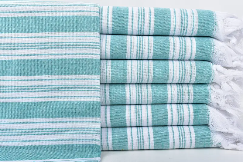 70x40 Cotton Striped Towel, Personalized Wedding Gift For Couple, Sand-free towel, Home Decor Gifts, Spa Towel, Bachelorette Party Gifts Bridesmaids - 1