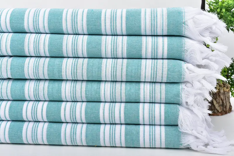 70x40 Cotton Striped Towel, Personalized Wedding Gift For Couple, Sand-free towel, Home Decor Gifts, Spa Towel, Bachelorette Party Gifts Bridesmaids - 3