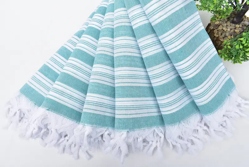 70x40 Cotton Striped Towel, Personalized Wedding Gift For Couple, Sand-free towel, Home Decor Gifts, Spa Towel, Bachelorette Party Gifts Bridesmaids - 4