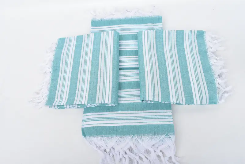 70x40 Cotton Striped Towel, Personalized Wedding Gift For Couple, Sand-free towel, Home Decor Gifts, Spa Towel, Bachelorette Party Gifts Bridesmaids - 6