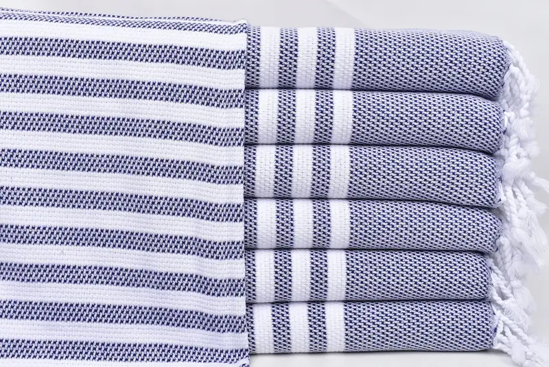 Monogram mutfak havlu, kişiselleştirilmiş hediye, spa havlu, 44x24 pamuklu çizgili havlu, kız gezisi parti lehine, özel el havlu, sevgililer günü hediye fikri - 1