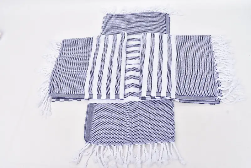 Monogram mutfak havlu, kişiselleştirilmiş hediye, spa havlu, 44x24 pamuklu çizgili havlu, kız gezisi parti lehine, özel el havlu, sevgililer günü hediye fikri - 6