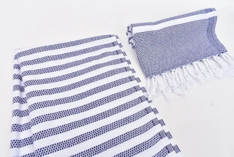 Monogram mutfak havlu, kişiselleştirilmiş hediye, spa havlu, 44x24 pamuklu çizgili havlu, kız gezisi parti lehine, özel el havlu, sevgililer günü hediye fikri - 7