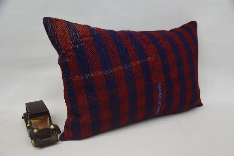 16x24 Blue Cushion, Gift Pillow, Couch Cushion Cover, Vintage Kilim Throw Pillow, Cushion Case, Bed Cushion Cover, Boho Pillow - 2