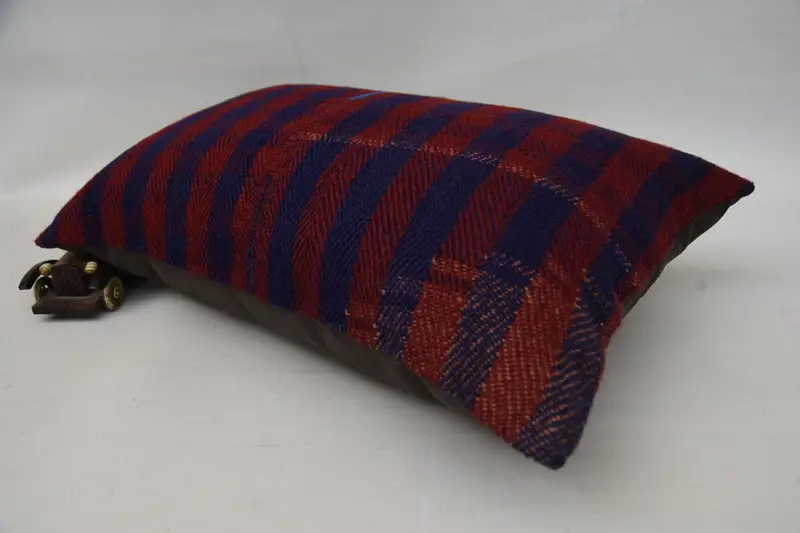 16x24 Blue Cushion, Gift Pillow, Couch Cushion Cover, Vintage Kilim Throw Pillow, Cushion Case, Bed Cushion Cover, Boho Pillow - 6