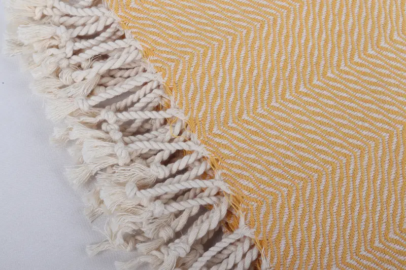 Sand-resistant Turkish towel for the beach, Bridesmaid Gift Towel, Employee Gifts, Wedding Gift, 70x40 Cotton Chevron Towel, Quick-dry towel - 7