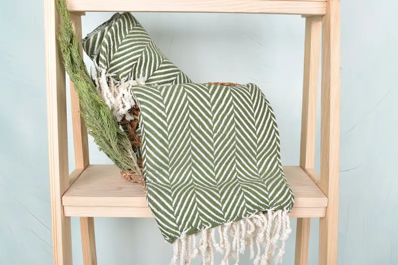 Best Friend Wedding Gift, Yoga Towel, Handmade Gift, Custom Wedding Gift, 70x40 Cotton Striped Towel, Bachelor Gifts, Anniversary Gift For Her - 4