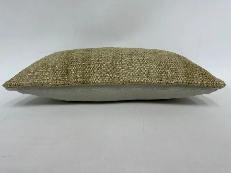Throw Kilim Pillow, Southwestern Pillow Sham, Pillow for Couch, Yoga Pillow, Pillow Sham, 10x20 Brown Pillow Cover, Antique Pillows - 5