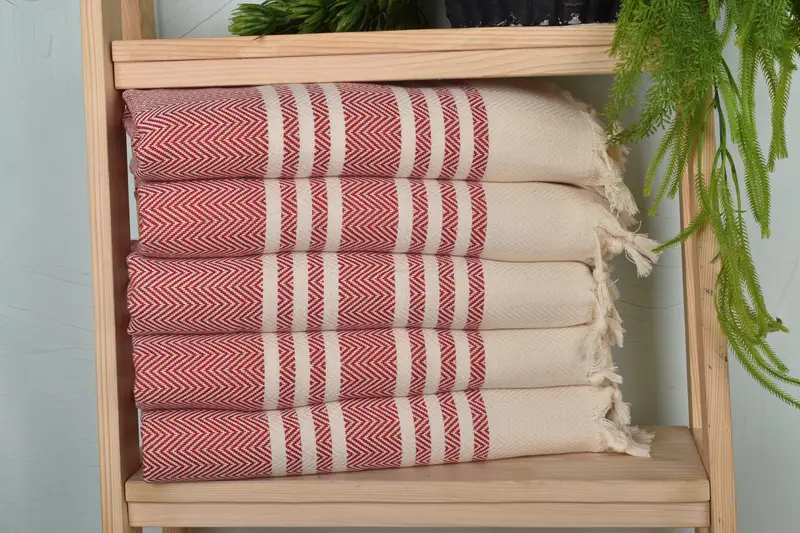 Toalla de espiga de algodón 36x20, toalla de cocina personalizada, toalla de mano personalizada, toalla de huéspedes, favores de bodas, toalla turca personalizada, toalla de viaje - 1