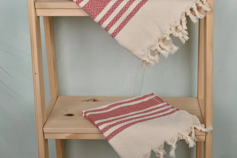 Toalla de espiga de algodón 36x20, toalla de cocina personalizada, toalla de mano personalizada, toalla de huéspedes, favores de bodas, toalla turca personalizada, toalla de viaje - 5