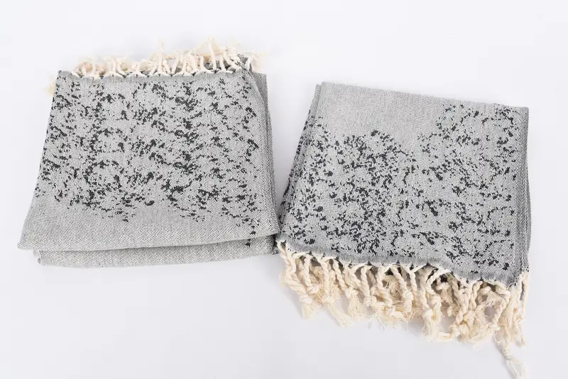 Toalla de mano con monograma, toalla de mano costumbre, toalla turca personalizada, toalla estampada de algodón 36x18, toallas de baño, toalla de verano - 8