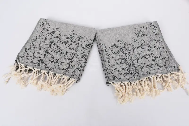 Toalla de mano con monograma, toalla de mano costumbre, toalla turca personalizada, toalla estampada de algodón 36x18, toallas de baño, toalla de verano - 7