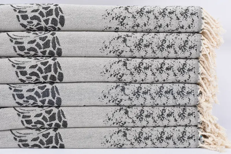 Toalla de mano con monograma, toalla de mano costumbre, toalla turca personalizada, toalla estampada de algodón 36x18, toallas de baño, toalla de verano - 4