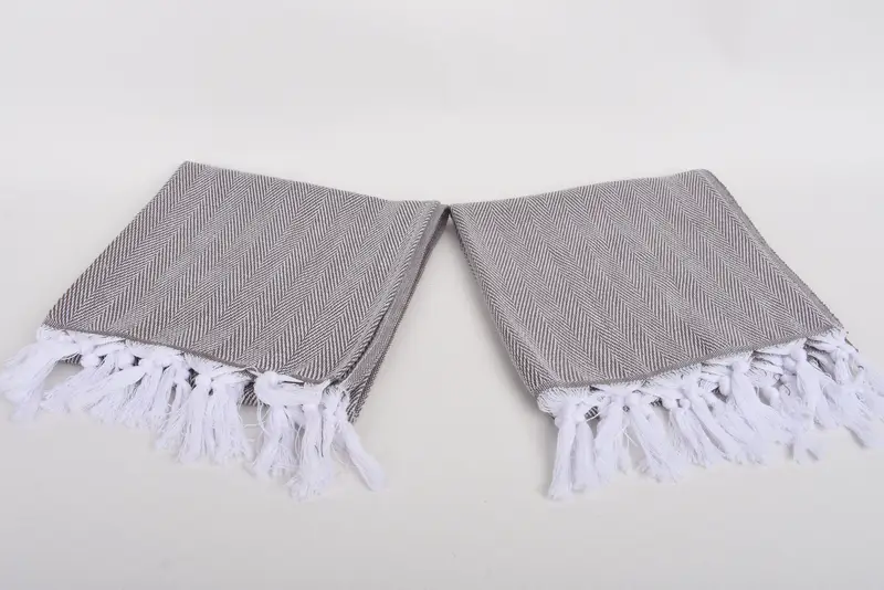 Turkish Towel Hand Towel, 36x18 Cotton Herringbone Towel, Wedding Gift, Wedding Favors, Gift For Coworker, Bachelorette Party Gifts Bridesmaids - 12