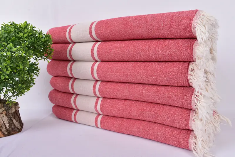 Quick-dry towel, Bridesmaid Gifts, Turkish hand towel, Spa Gift, 68x36 Cotton Aztec Towel, Bulk Order Towel, First Wedding Anniversary Gift - 3
