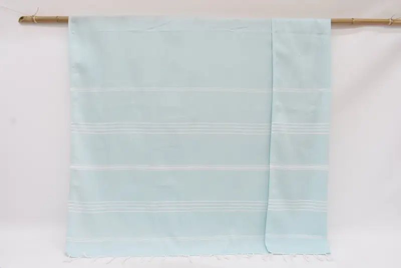 Bridal Shower Gift, 96x80 Cotton Striped Towel, Bachelorette Large Towel, Christmas Gift, Boho Throw Blankets, Woven Throw Blanket - 1