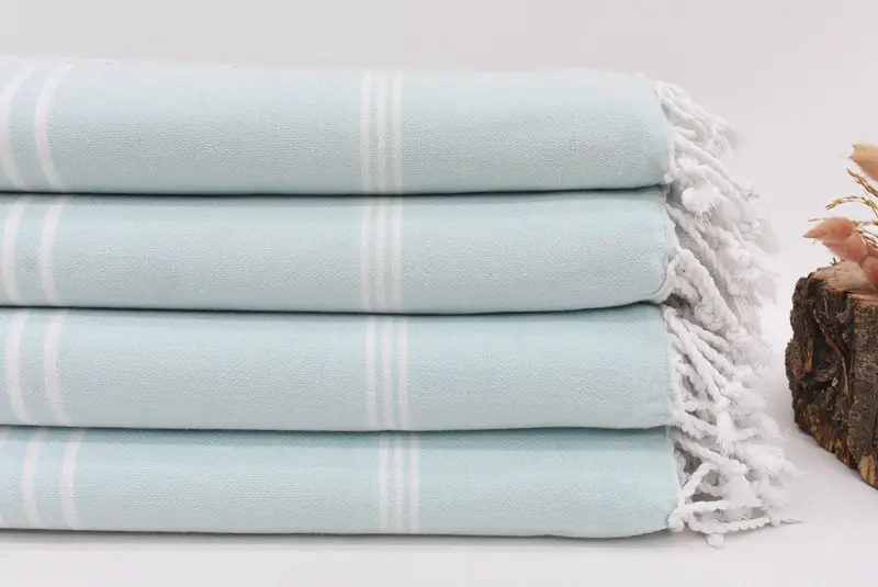 Bridal Shower Gift, 96x80 Cotton Striped Towel, Bachelorette Large Towel, Christmas Gift, Boho Throw Blankets, Woven Throw Blanket - 2
