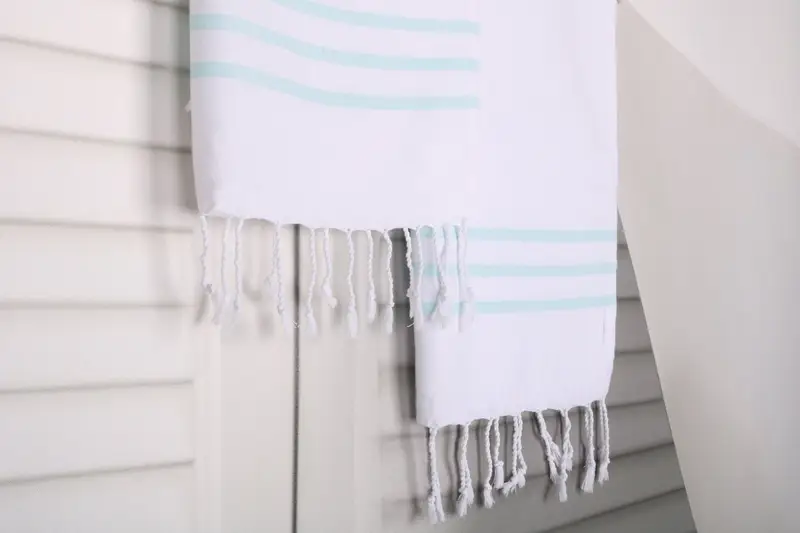 Guest Towel, Anniversary Gift For Her, Custom Hand Towel, Gift For The Home, Personalized Dish Towel, Kitchen Towel, 40x20 Cotton Striped Towel - 8