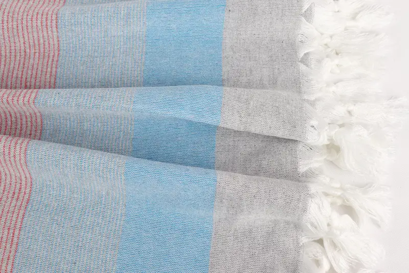 Sand-free towel, Handmade Turkish bath towel for summer vacation, Family Gift, Custom Gift, 68x40 Cotton Striped Towel, Bachelorette Party Gift - 8