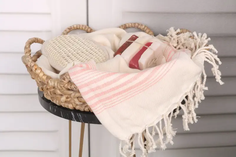 Beach towel, Absorbent Turkish towel, Best Beach Towel, 80x40 Linen Striped Towel, Christmas Favors, Bridemaids Beach Towel, Spa Gift Towel - 2