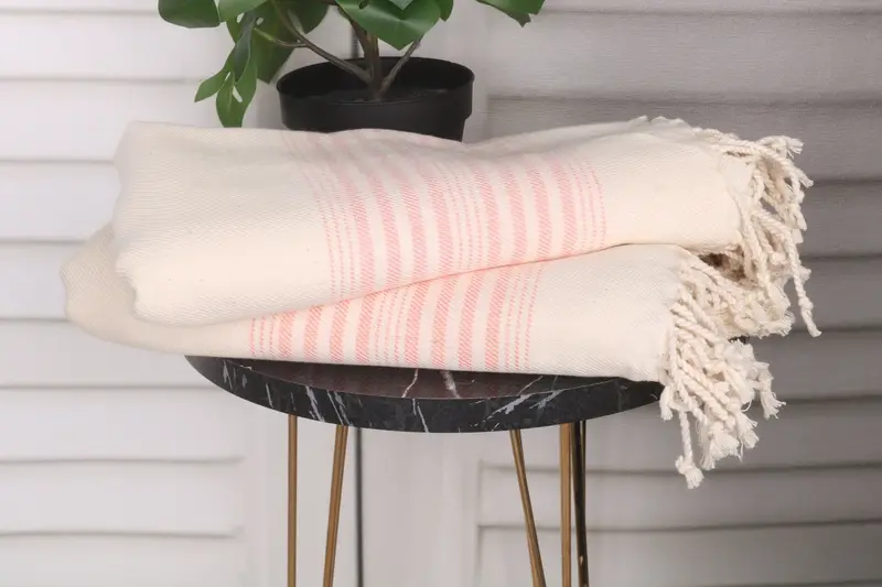 Beach towel, Absorbent Turkish towel, Best Beach Towel, 80x40 Linen Striped Towel, Christmas Favors, Bridemaids Beach Towel, Spa Gift Towel - 3
