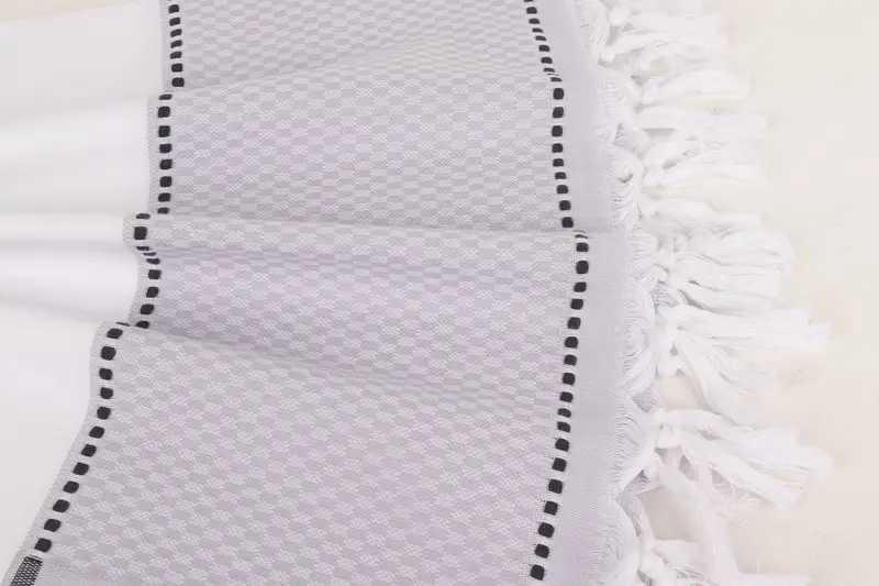First Wedding Anniversary Gift, Spa Towel, Bridesmaid Gifts, Travel Towel, Soft towel, Birthday Gift, Gift For Her, 70x40 Cotton Striped Towel - 8