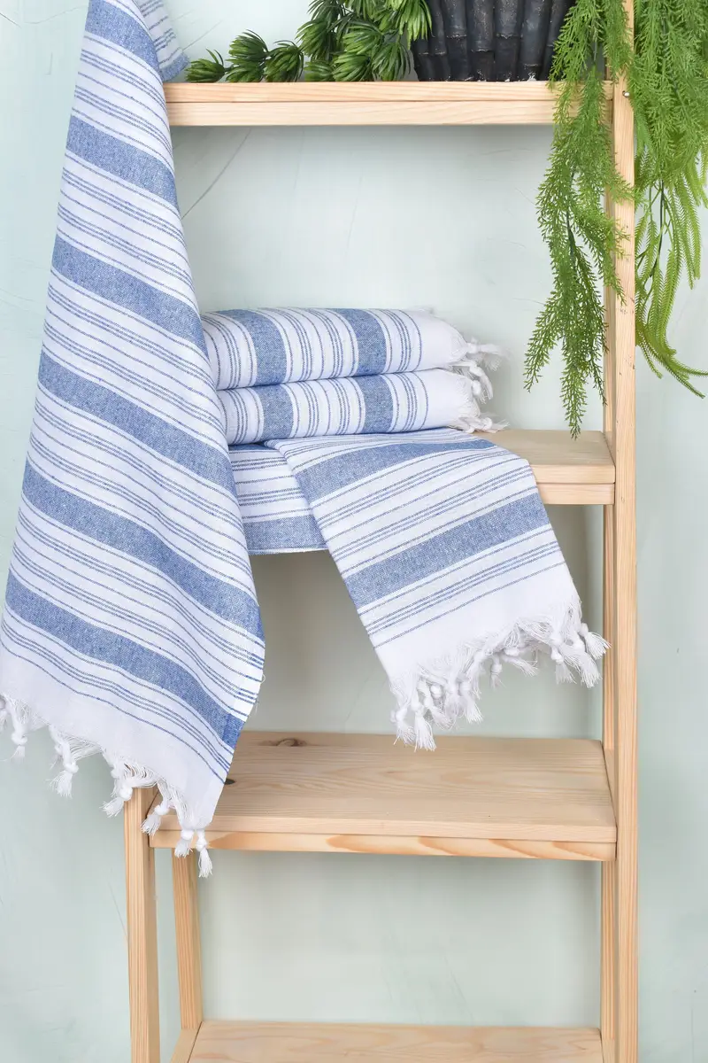 Organic Beach Towel, Custom Gift, 68x32 Cotton Striped Towel, Maid Of Honor Gift, Bachelorette Gifts, Soft towel, Girls Weekend Getaways Gifts - 6