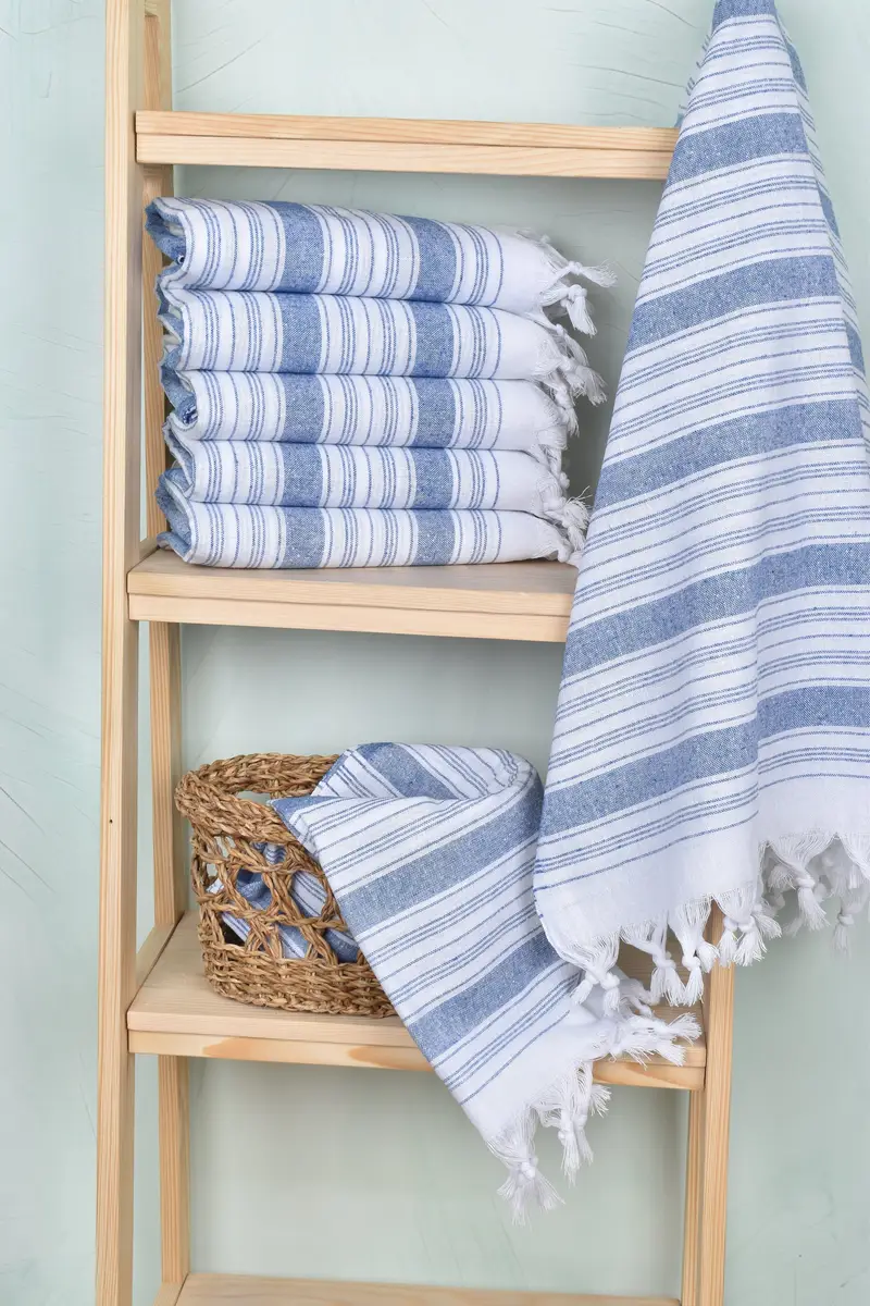 Organic Beach Towel, Custom Gift, 68x32 Cotton Striped Towel, Maid Of Honor Gift, Bachelorette Gifts, Soft towel, Girls Weekend Getaways Gifts - 3