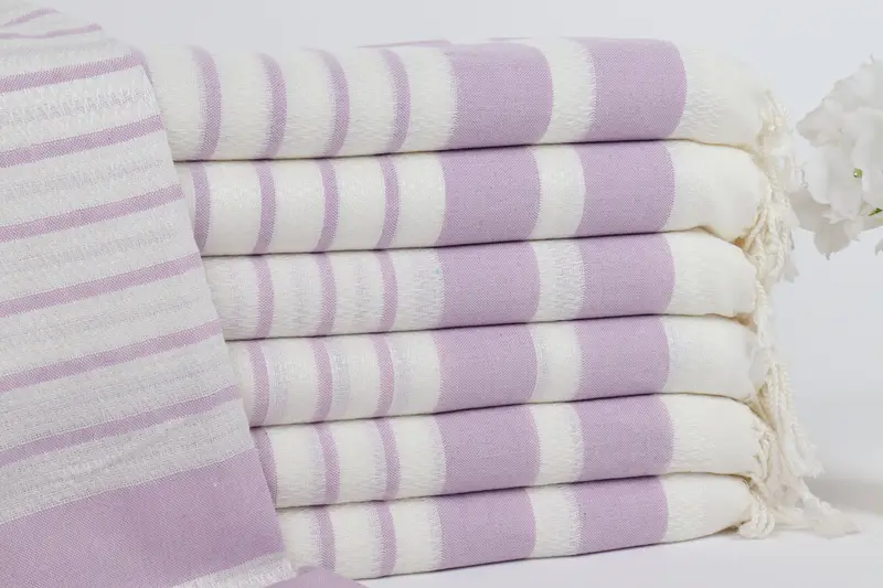 70x40 Cotton Striped Towel, Sand-free peshtemal towel for the beach, Lightweight towel, Organic towel, Bachelorette Party Favors, Customized Towels - 1