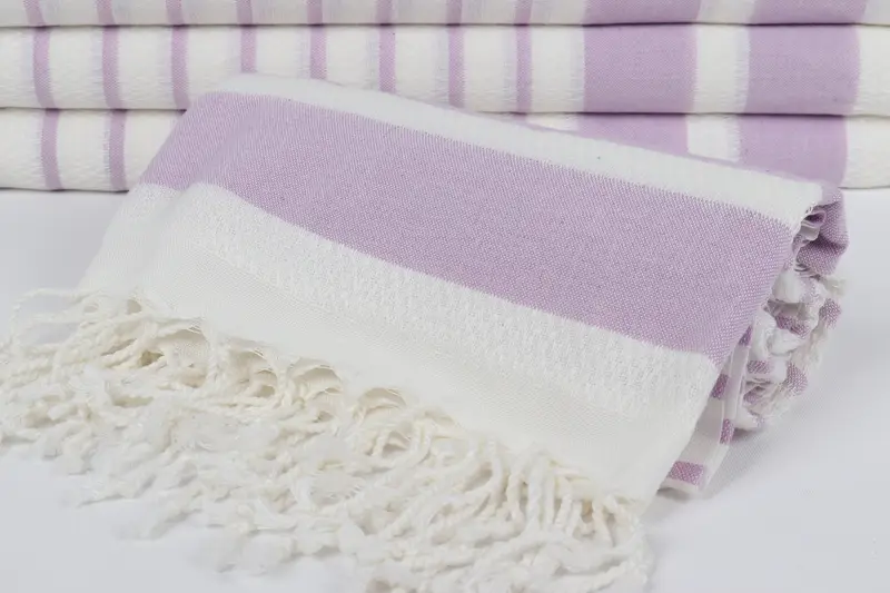 70x40 Cotton Striped Towel, Sand-free peshtemal towel for the beach, Lightweight towel, Organic towel, Bachelorette Party Favors, Customized Towels - 4
