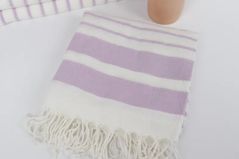 70x40 Cotton Striped Towel, Sand-free peshtemal towel for the beach, Lightweight towel, Organic towel, Bachelorette Party Favors, Customized Towels - 5