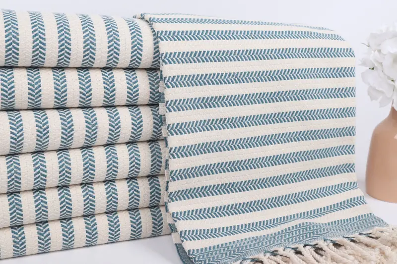 Handmade Gift, 70x40 Cotton Chevron Towel, Beach Towel Bulk, Personalized Gifts, Gym Towel, Anniversary Gift For Her, Custom Towel, Spa Gift Towel - 2