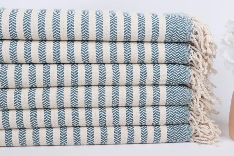 Handmade Gift, 70x40 Cotton Chevron Towel, Beach Towel Bulk, Personalized Gifts, Gym Towel, Anniversary Gift For Her, Custom Towel, Spa Gift Towel - 3