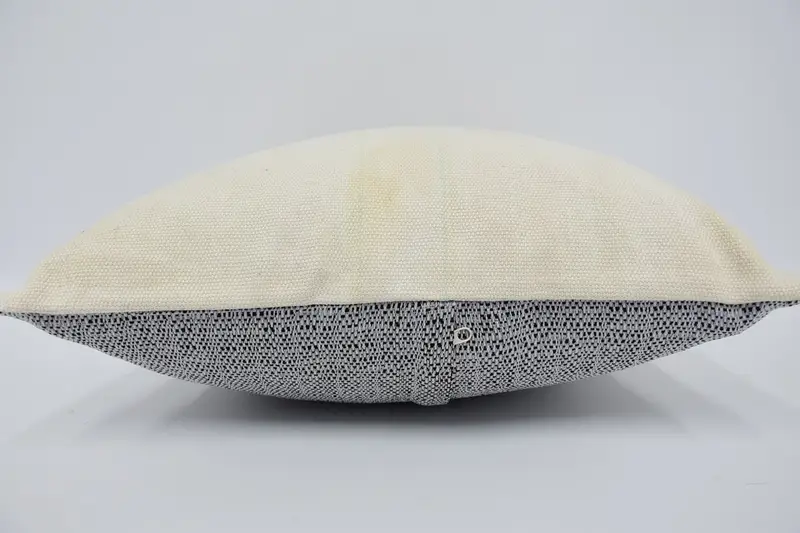 Antique Pillows, Neutral Pillow Case, Pillow for Sofa, Authentic Cushion, Boho Pillow, 18x18 Beige Pillow Cover, Pillow - 6