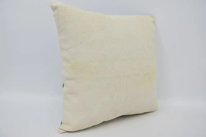 Antique Pillows, Neutral Pillow Case, Pillow for Sofa, Authentic Cushion, Boho Pillow, 18x18 Beige Pillow Cover, Pillow - 3