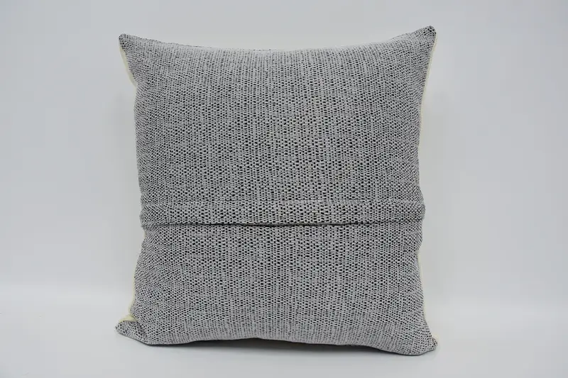 Antique Pillows, Neutral Pillow Case, Pillow for Sofa, Authentic Cushion, Boho Pillow, 18x18 Beige Pillow Cover, Pillow - 5