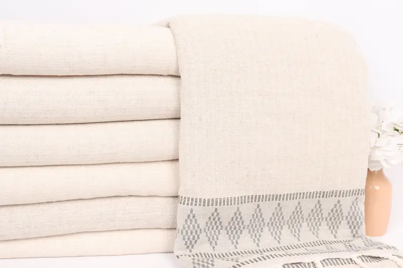 Dokuma Battaniye, Düğün Favorları, Türk Yatak Dikkati, 100x88 Keten Kilim Tasarım Havlu, Nedime Hediyeleri, Türk Plajı Battaniyesi, Kanepe Atma - 2